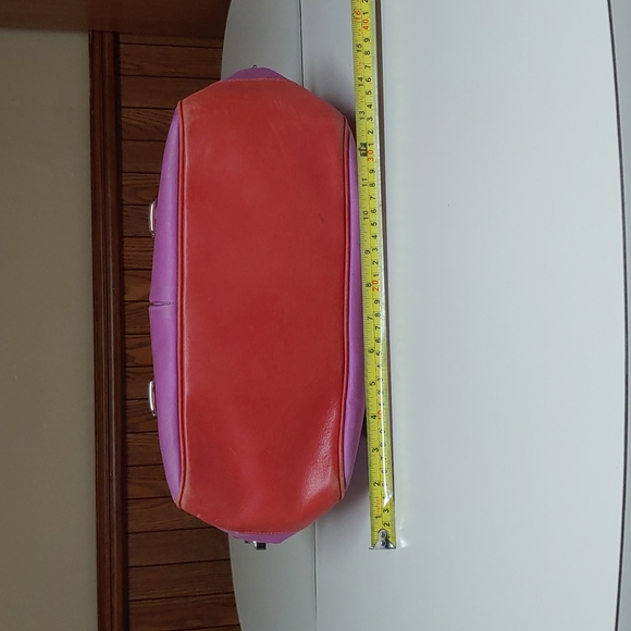 Coach Garden Pink Twill Large Shoulder Bag - Picture 12 of 17